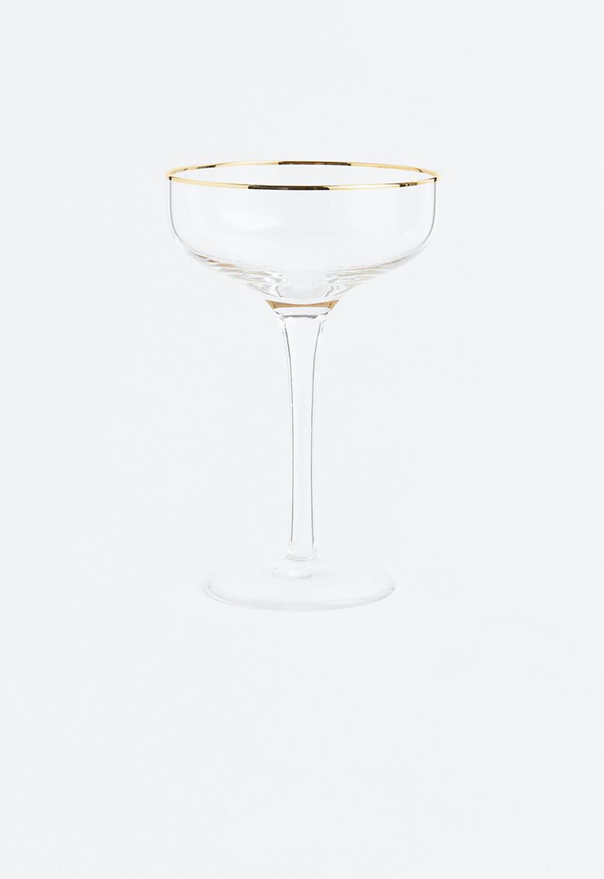 H&M - Champagne coupe - clear glass