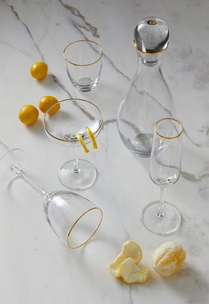 H&M - Champagne coupe - clear glass