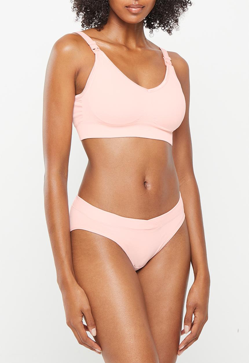 Maternity Mommy - Maternity Jenna bra and panty set - pink 