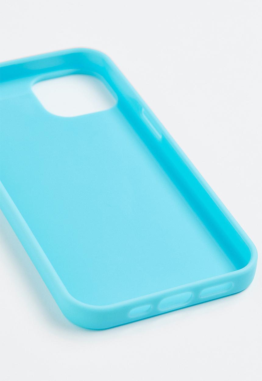 H&M - Iphone case - bright turquoise