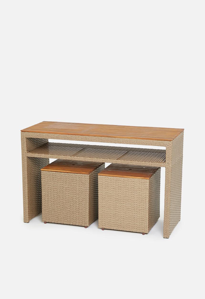 Sixth Floor - Outdoor Bar set-Natural