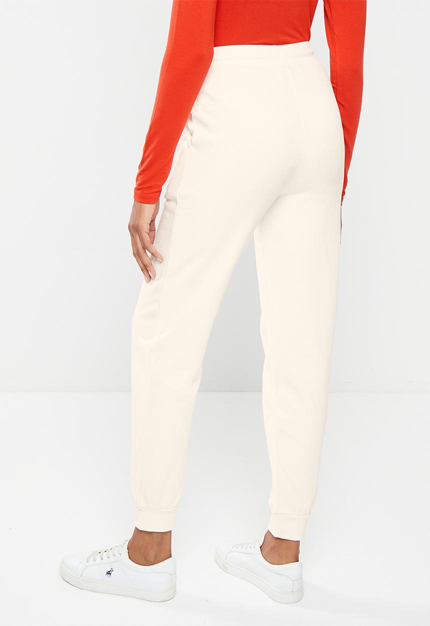 POLO - Wmn pony track pants - ecru
