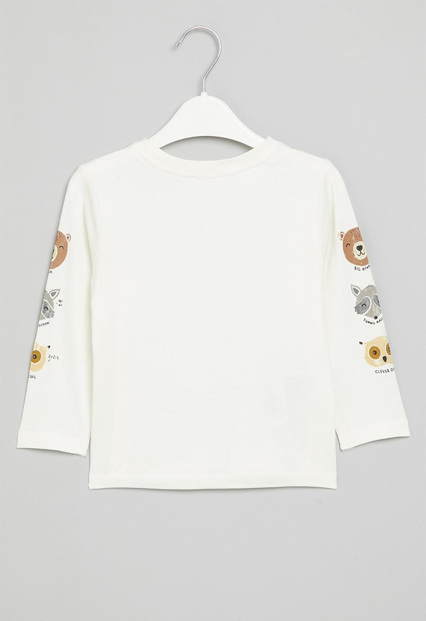 MANGO - T-shirt bosque - natural