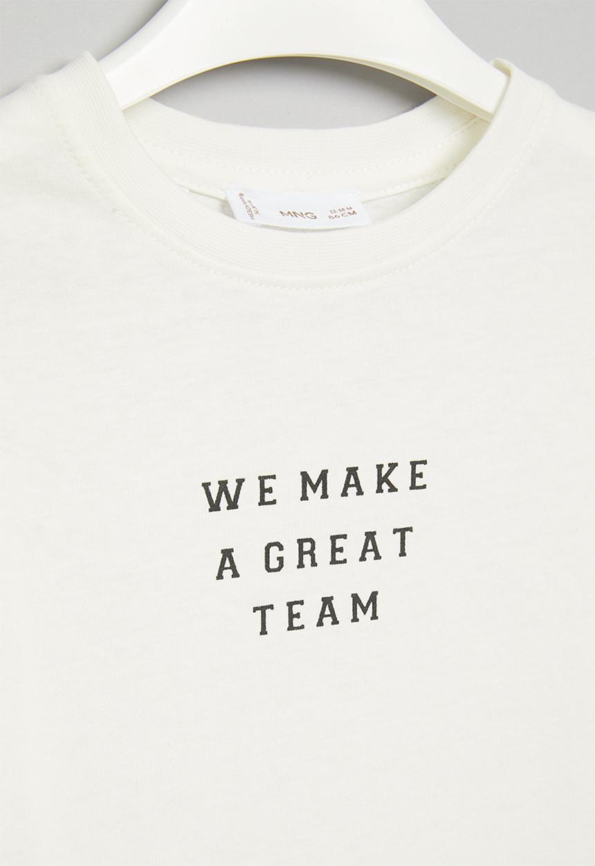 MANGO - T-shirt bosque - natural