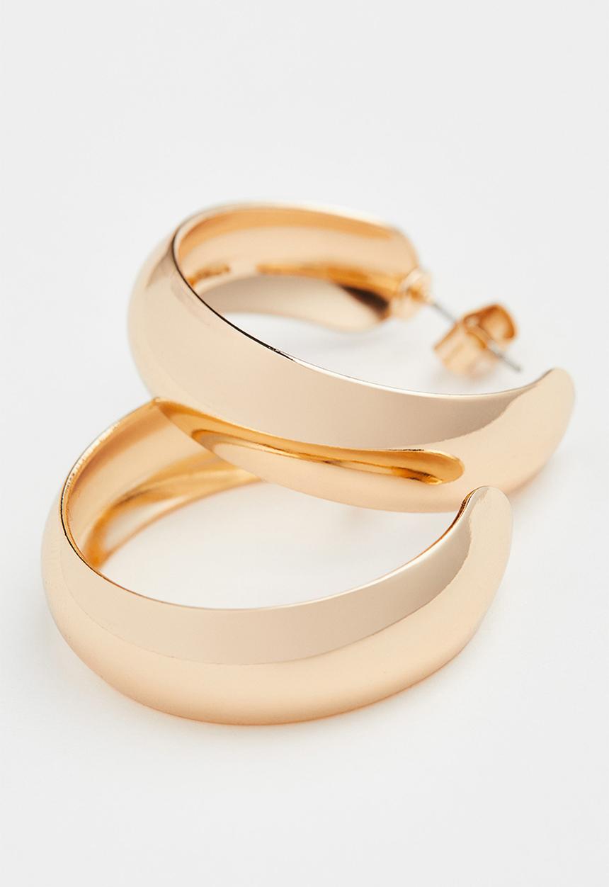 H&M - Hoop earrings - gold-coloured