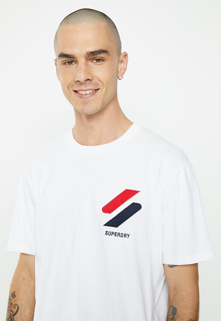 Superdry. - Code short sleeve classic apq tee - optic