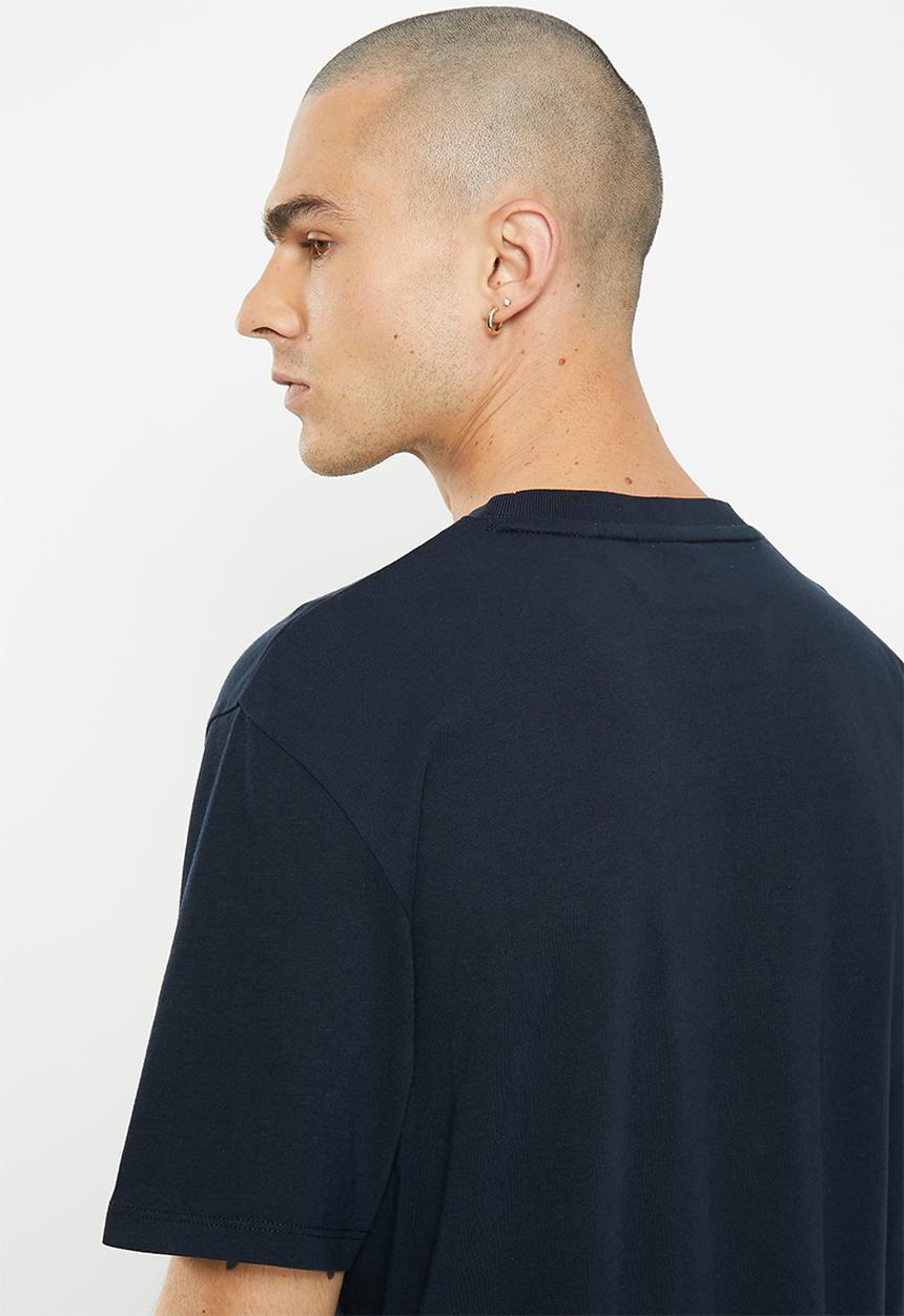 Superdry. - Code short sleeve classic apq tee - deep navy