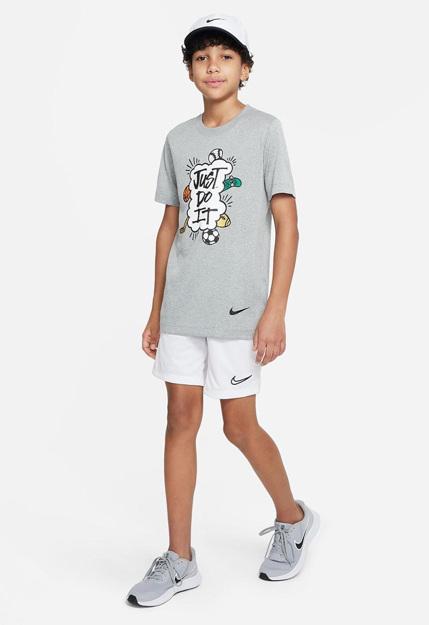 Nike - B nk df tee jdi multi sport - tumbled grey/flt silver/htr