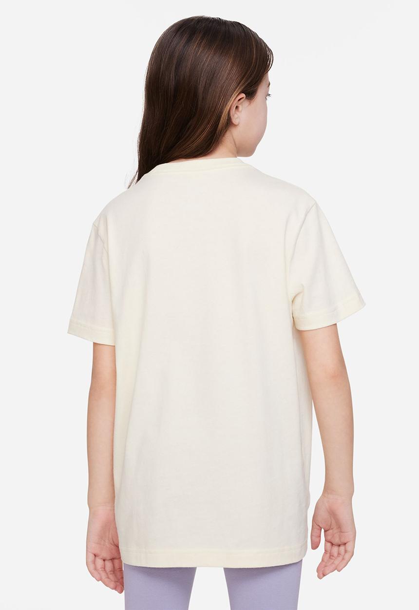Nike - G nsw tee club ss boy - coconut milk/black