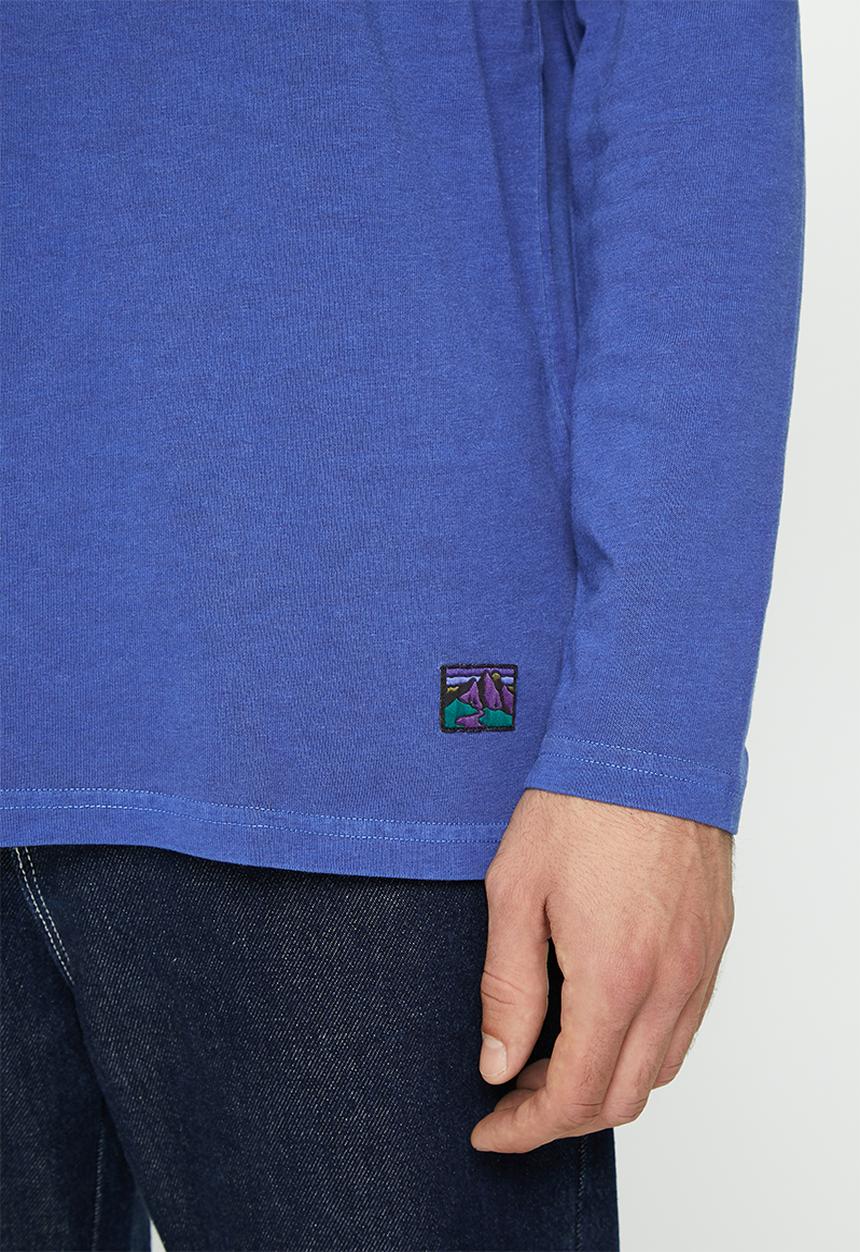 Superdry. - Vintage 90s terrain ls top - twilight navy