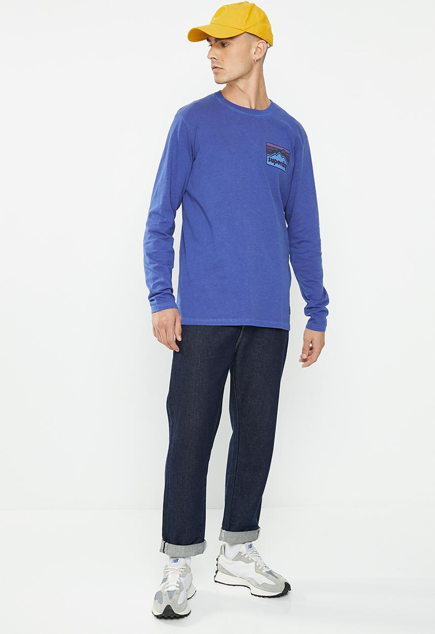 Superdry. - Vintage 90s terrain ls top - twilight navy