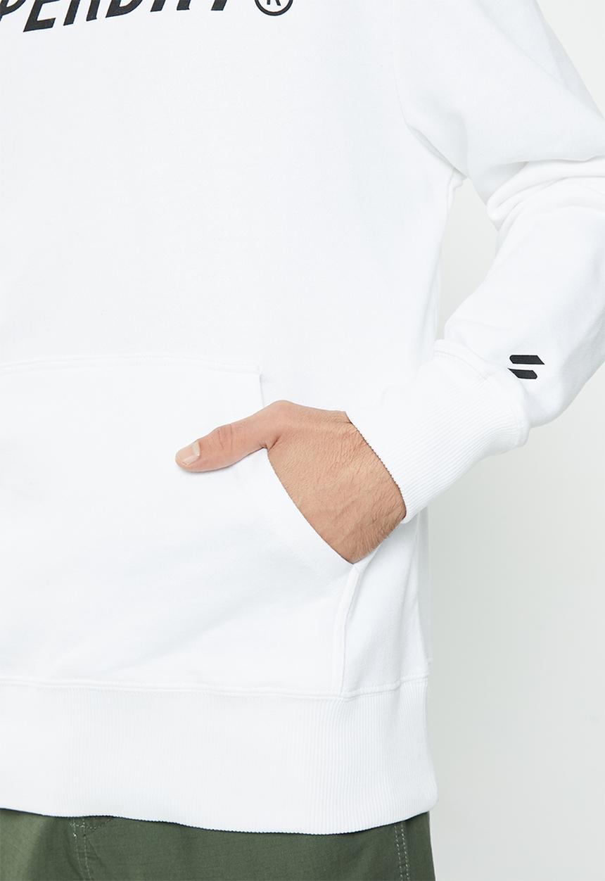 Superdry. - Code core sport hood - bright white