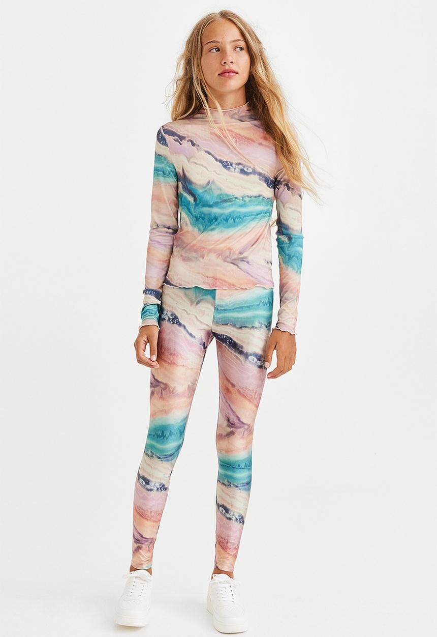 H&M - Leggings - pink/patterned