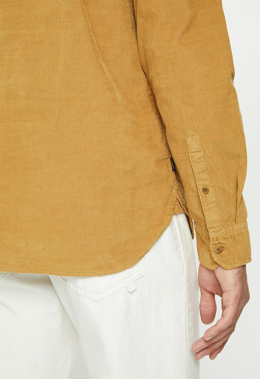 Superdry. - Trailsman cord shirt - mustard