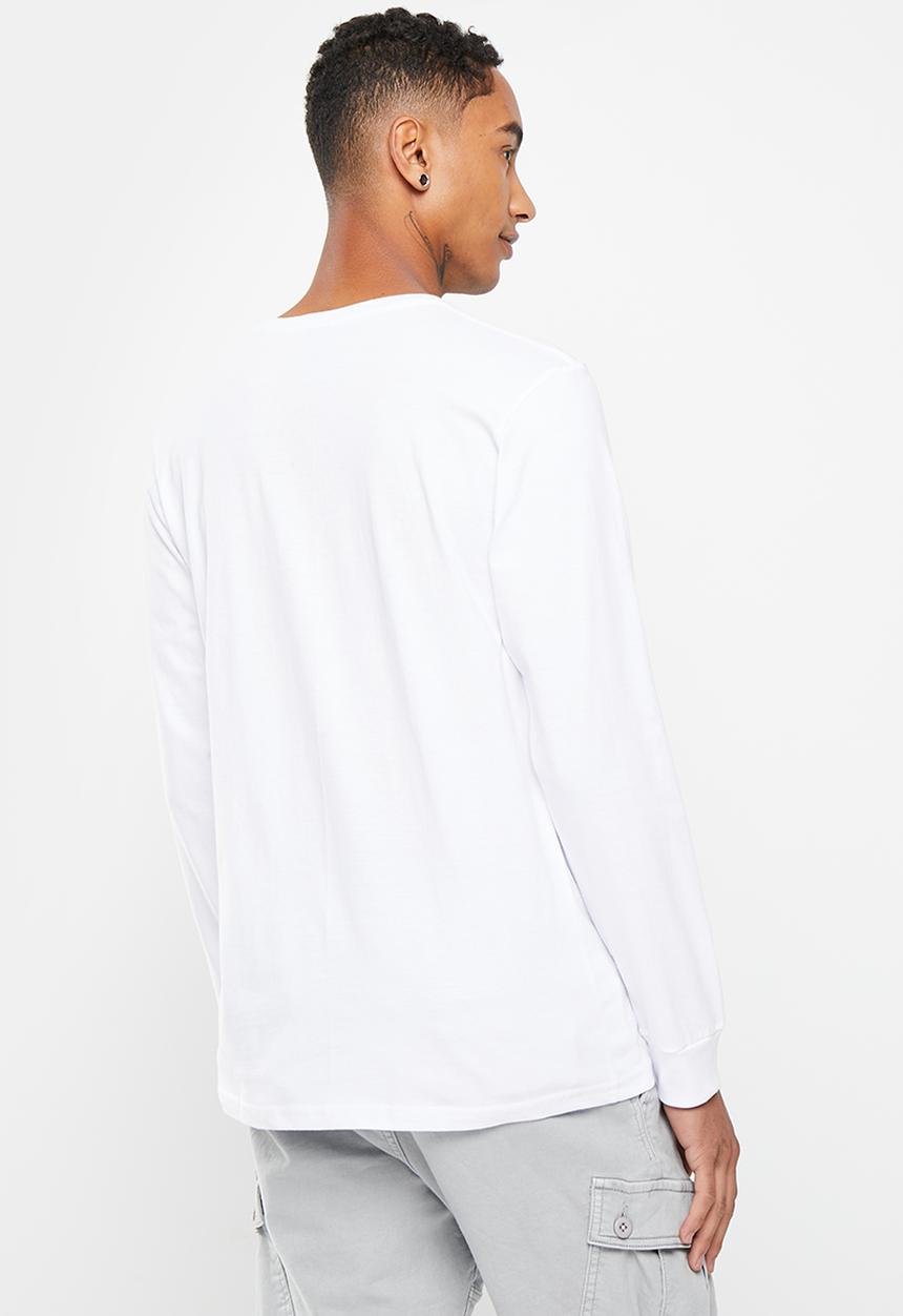 Fox - Warden long sleeve tee - white