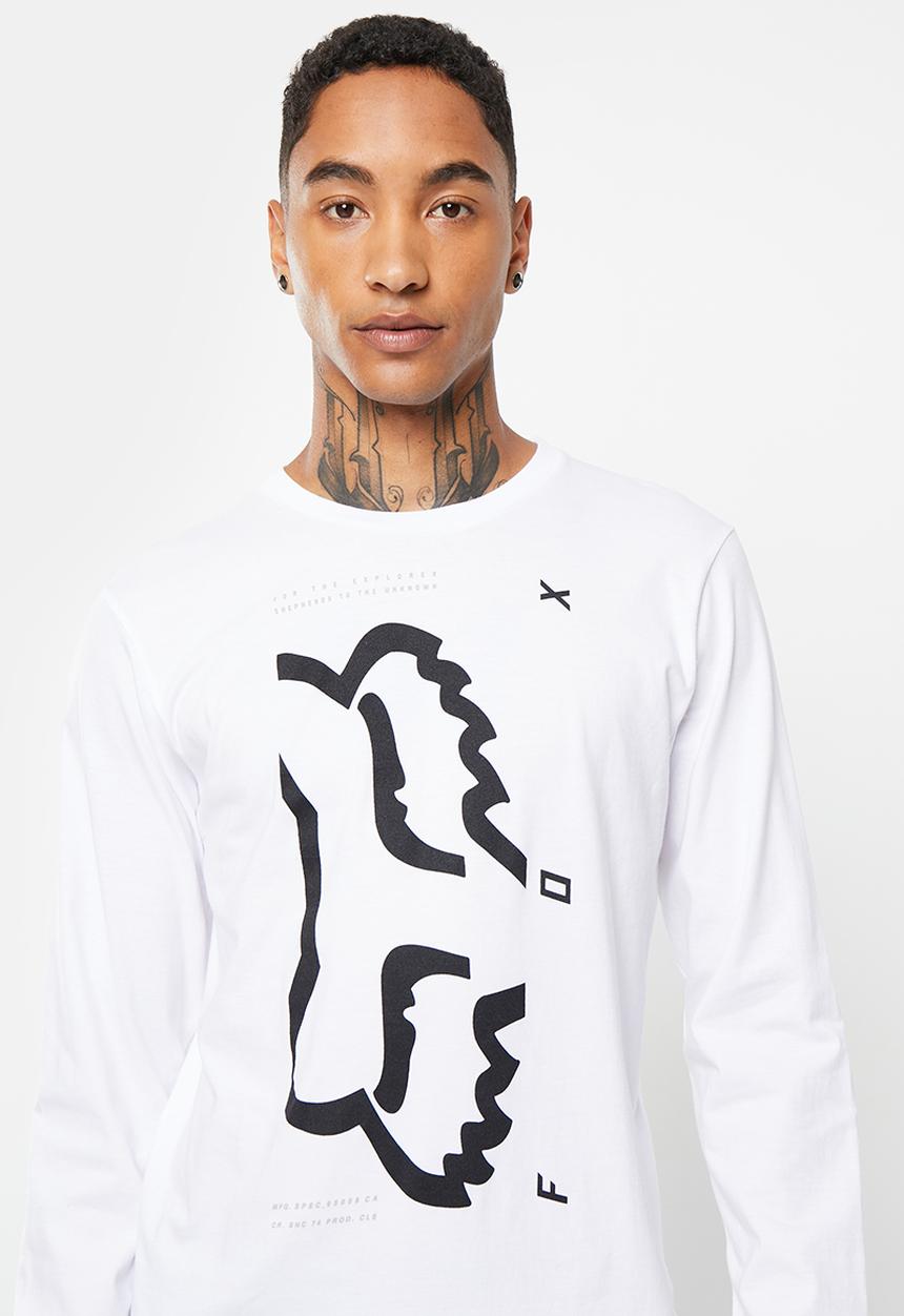 Fox - Warden long sleeve tee - white