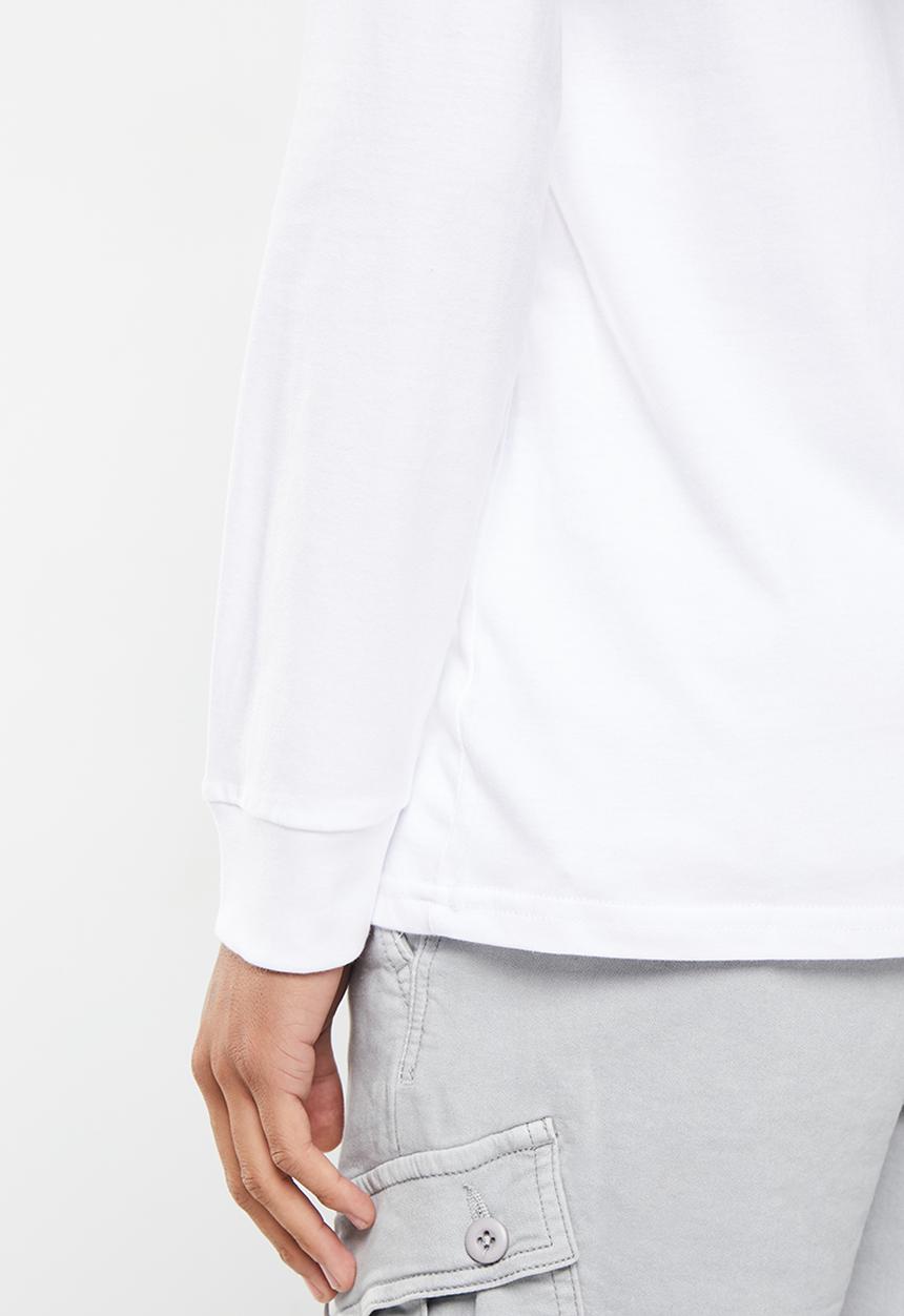 Fox - Warden long sleeve tee - white