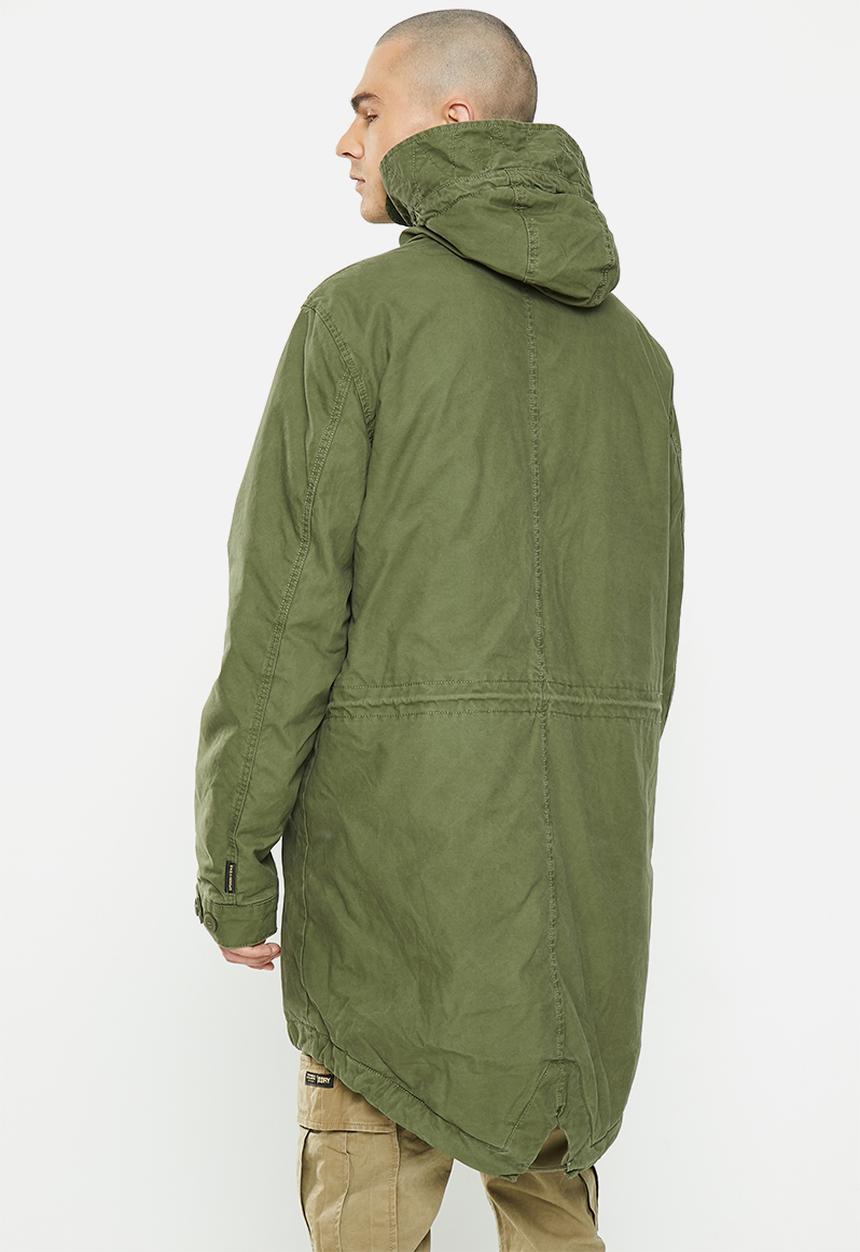 Superdry. - Vintage military parka - platoon khaki
