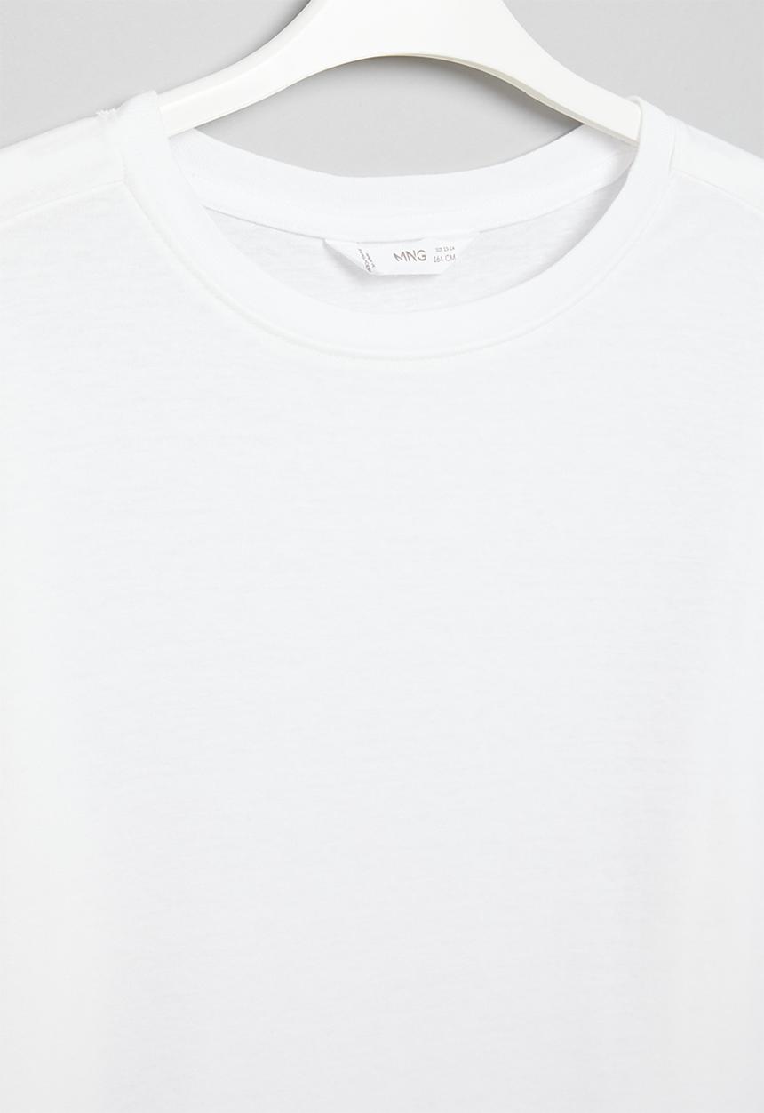 MANGO - T-shirt basica - natural