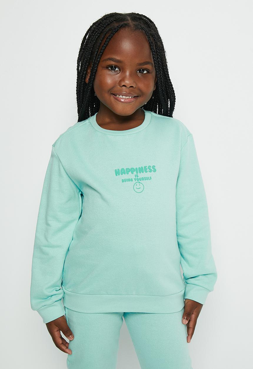 Superbalist - Girls tracksuit with print - mint