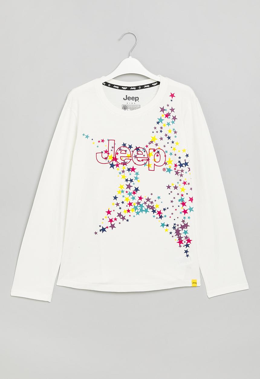 JEEP - Jeep star long sleeve t-shirt - white
