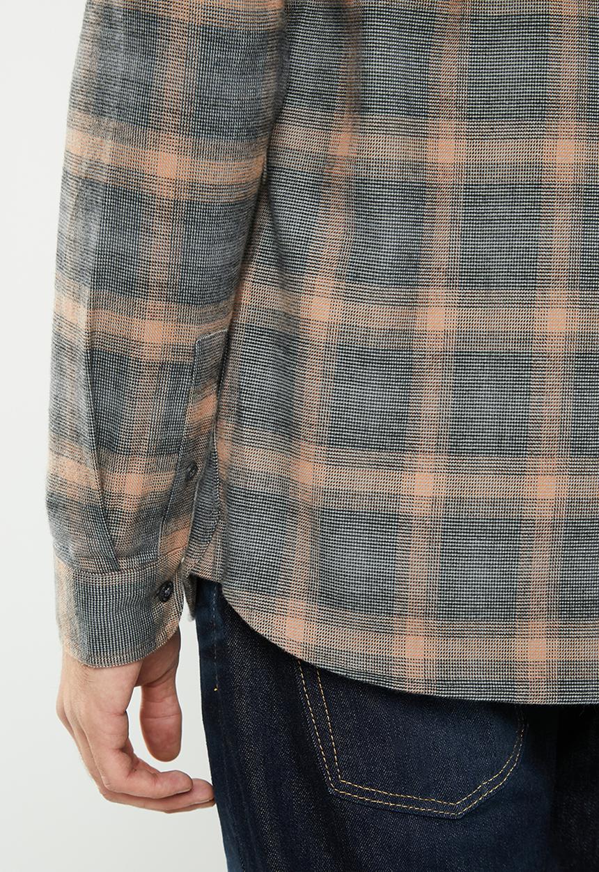 Lyle & Scott - Button down check shirt - jet black