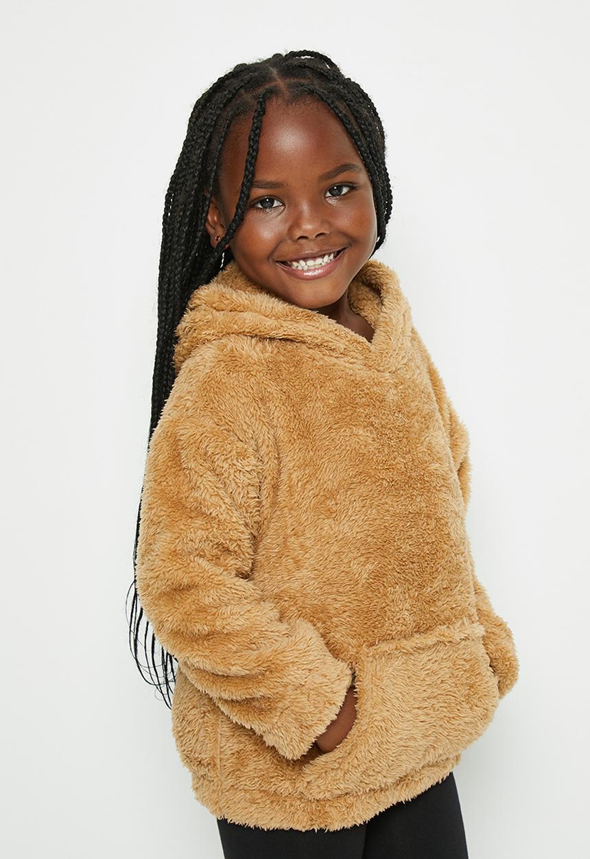 Superbalist - Teddy hoodie - brown