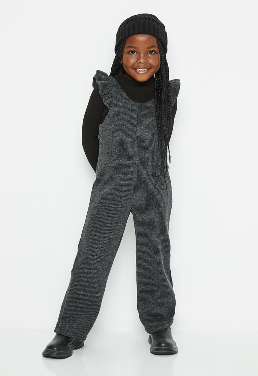 Superbalist - Jumpsuit with frill detail - silver melange