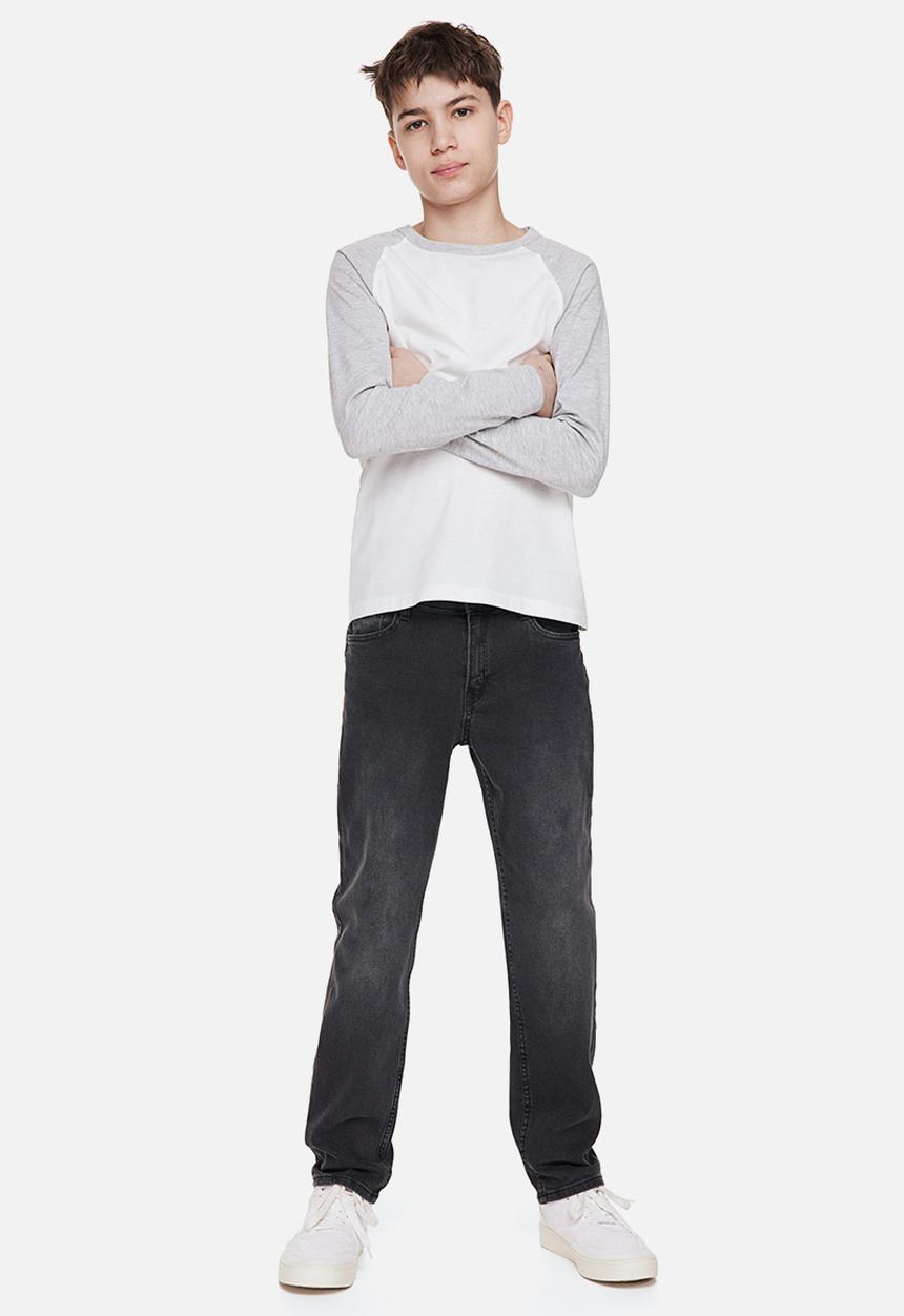 H&M - Comfort stretch slim fit jeans - dark grey