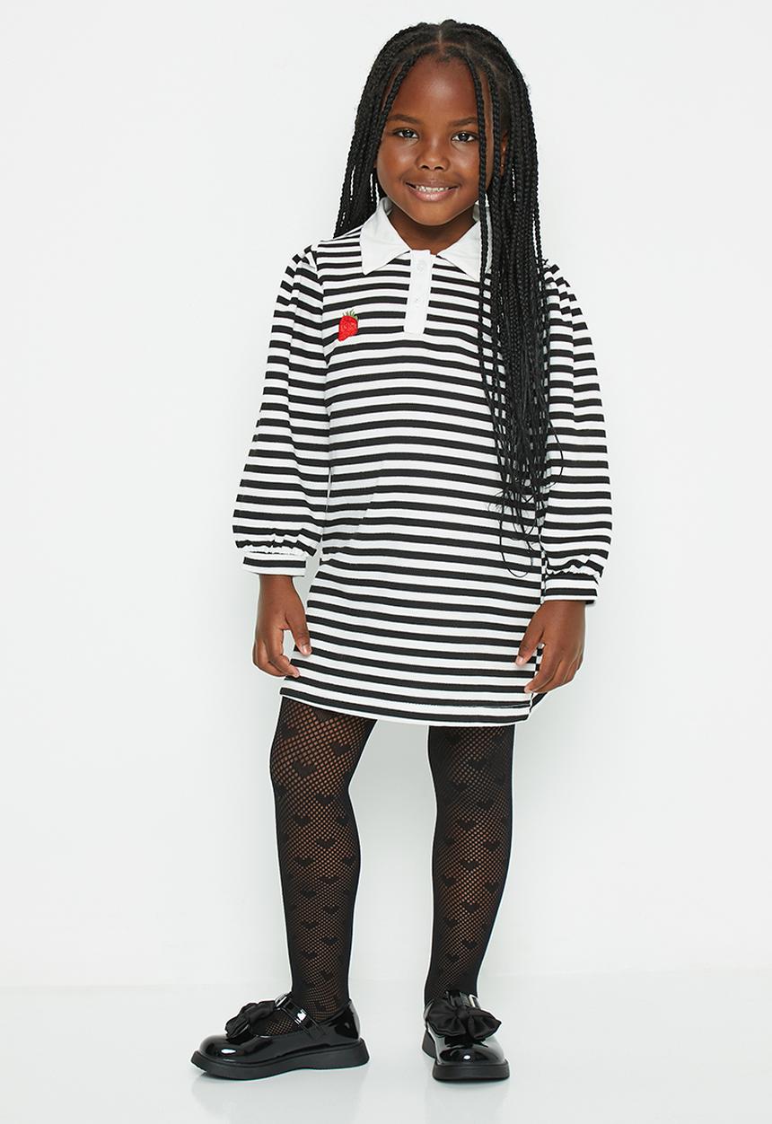 Pop Candy - Girls slip on with bow - black
