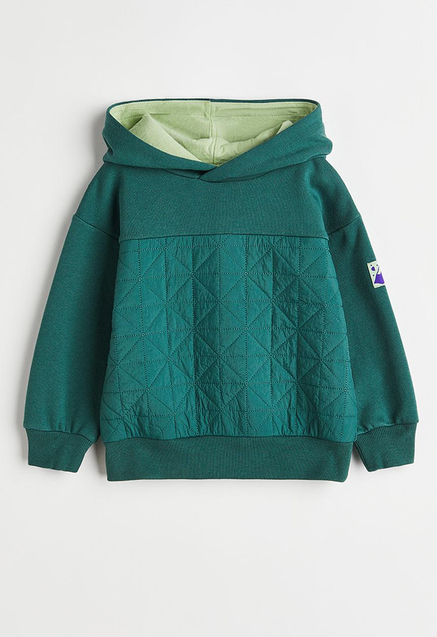 H&M - Hoodie - dark green
