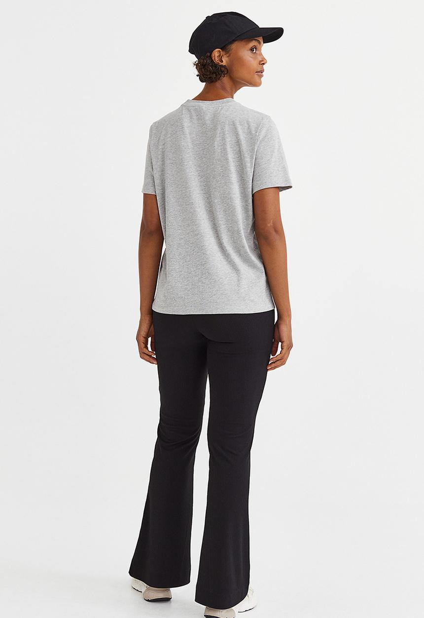 H&M - T-shirt with a motif - grey/mickey mouse