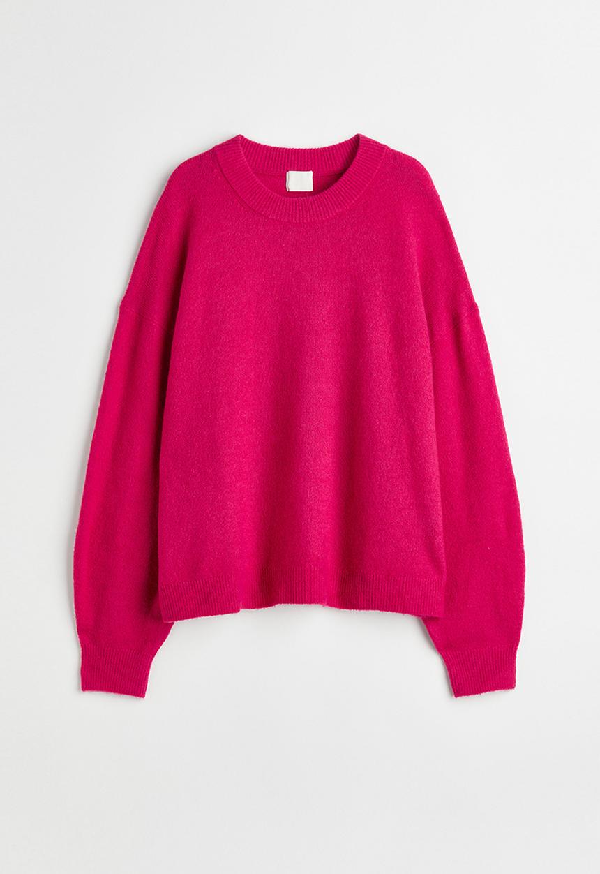 H&M - Knitted jumper - cerise