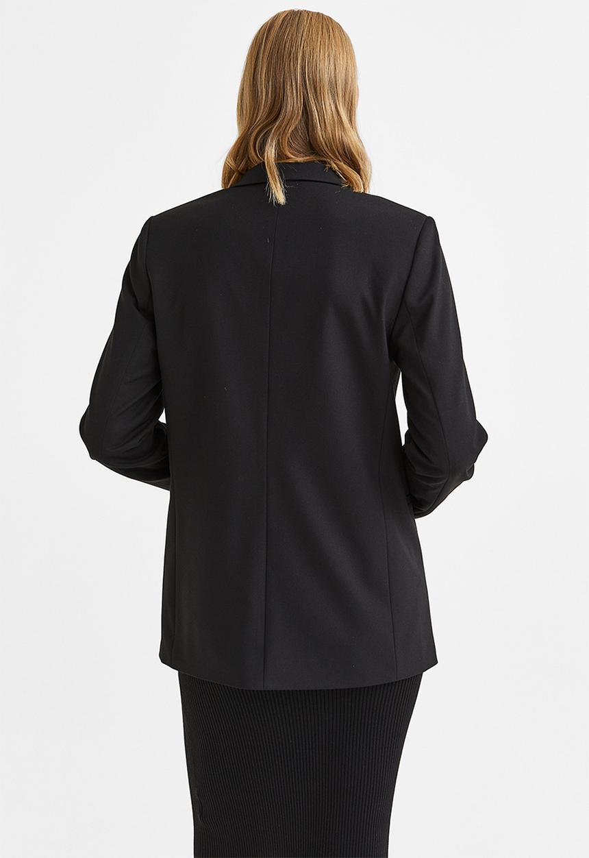 H&M - Viscose-blend blazer - black