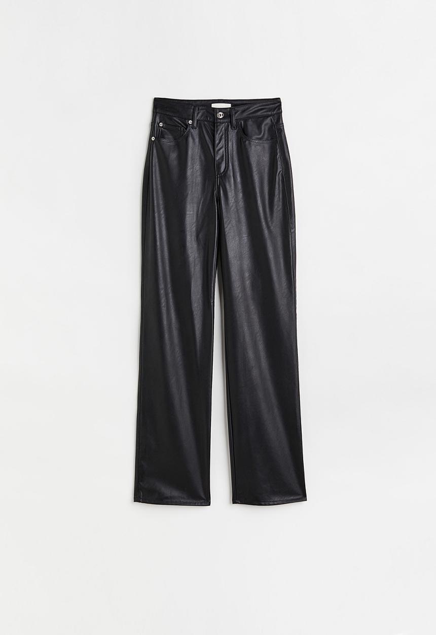 H&M - Straight trousers - black