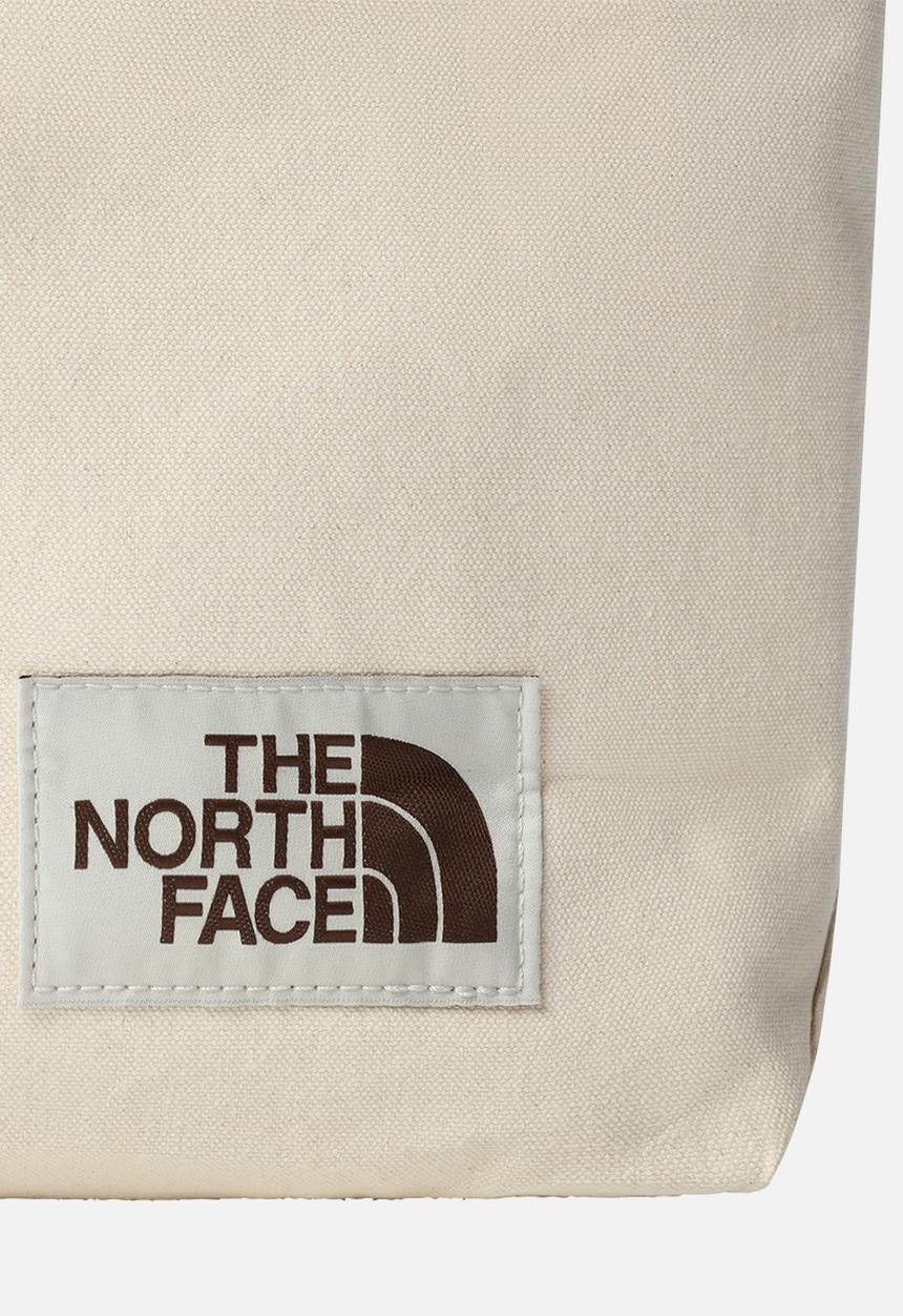The North Face - Adjustable cotton tote - weimaraner brown large logo print (r17)