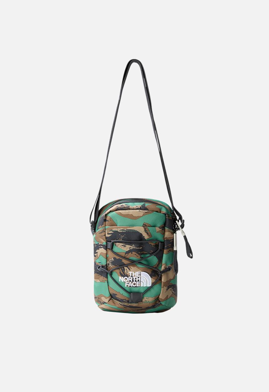 The North Face - Jester crossbody - deep grass green painted camo print - asphalt grey