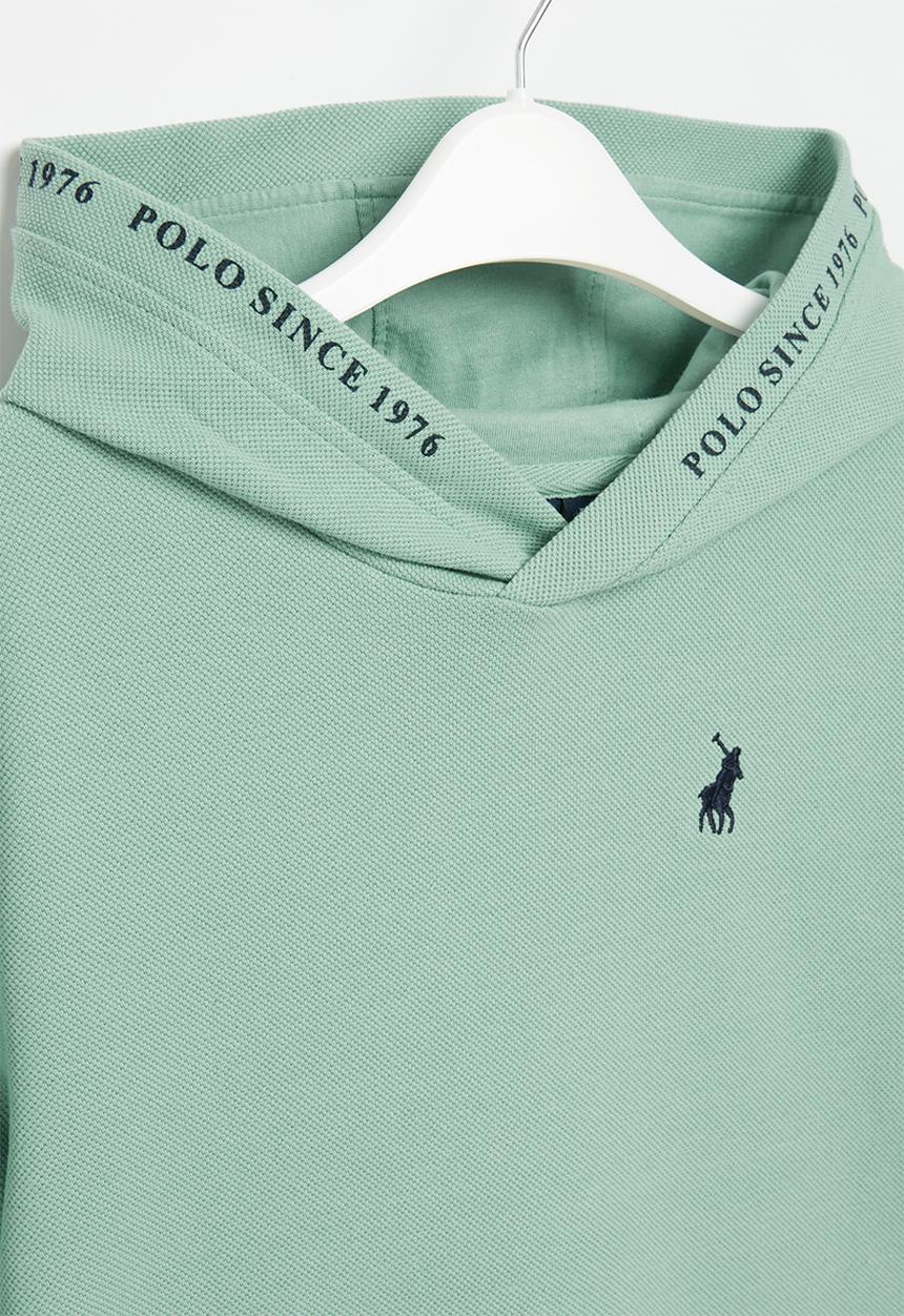 POLO - Boys kyle textured hoody - tide