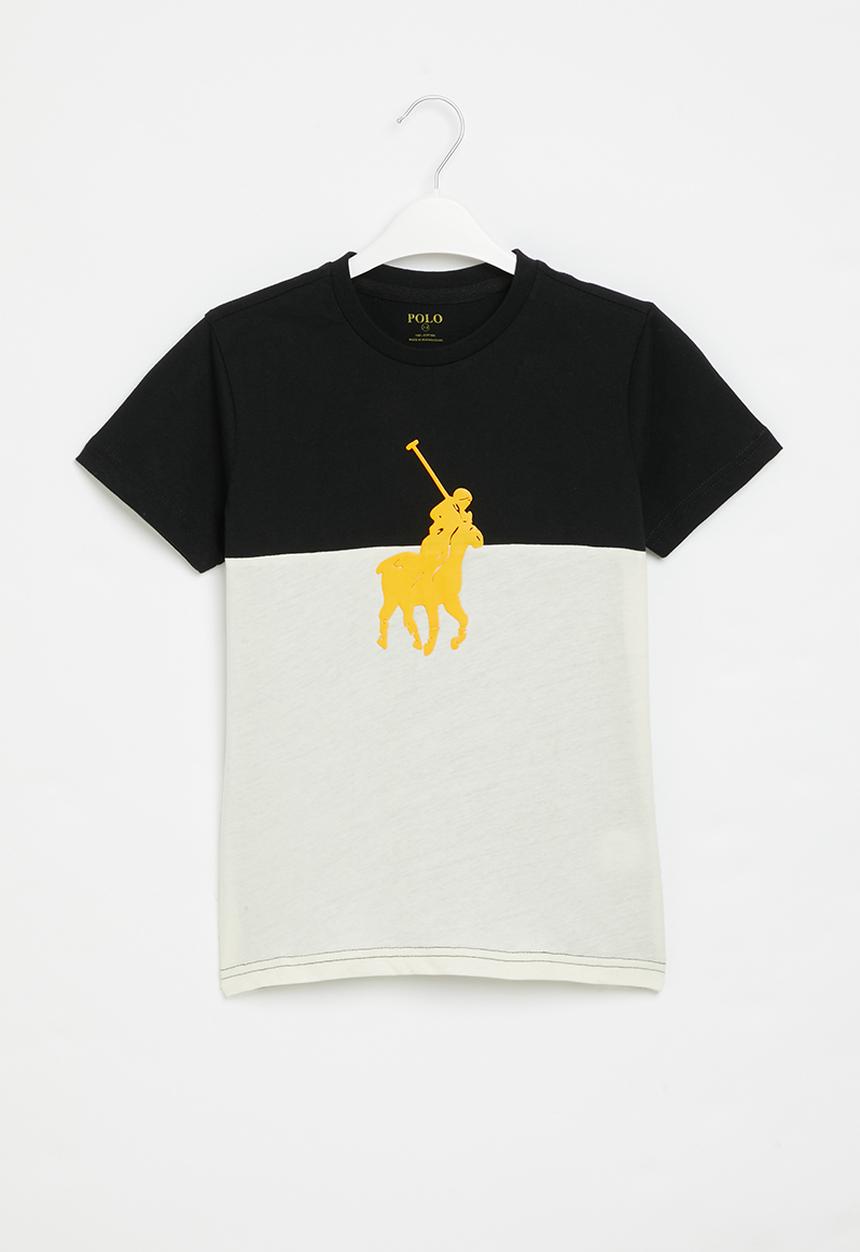 POLO - Boys cameron short sleeve tee - black
