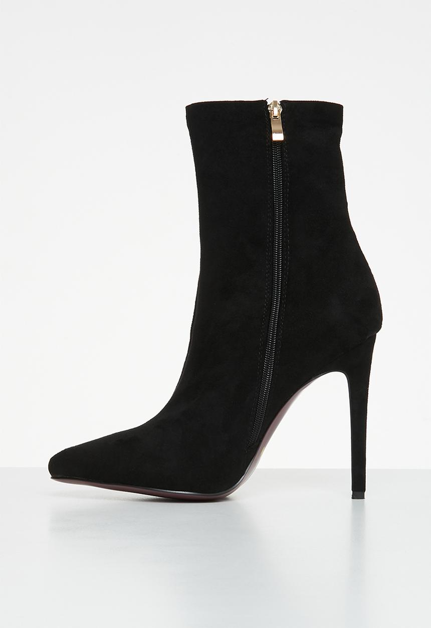 Plum - Angel ankle boot - black