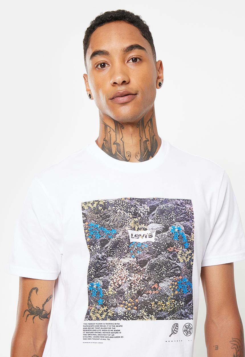 Levi’s® - Floral rocks grp tee - bright white 