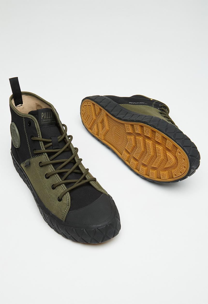 Palladium - Palla ace mid supply - black/olive night