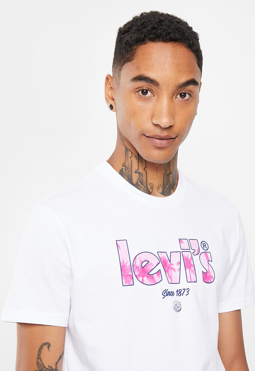 Levi’s® - Tropical branded grp tee - bright white 
