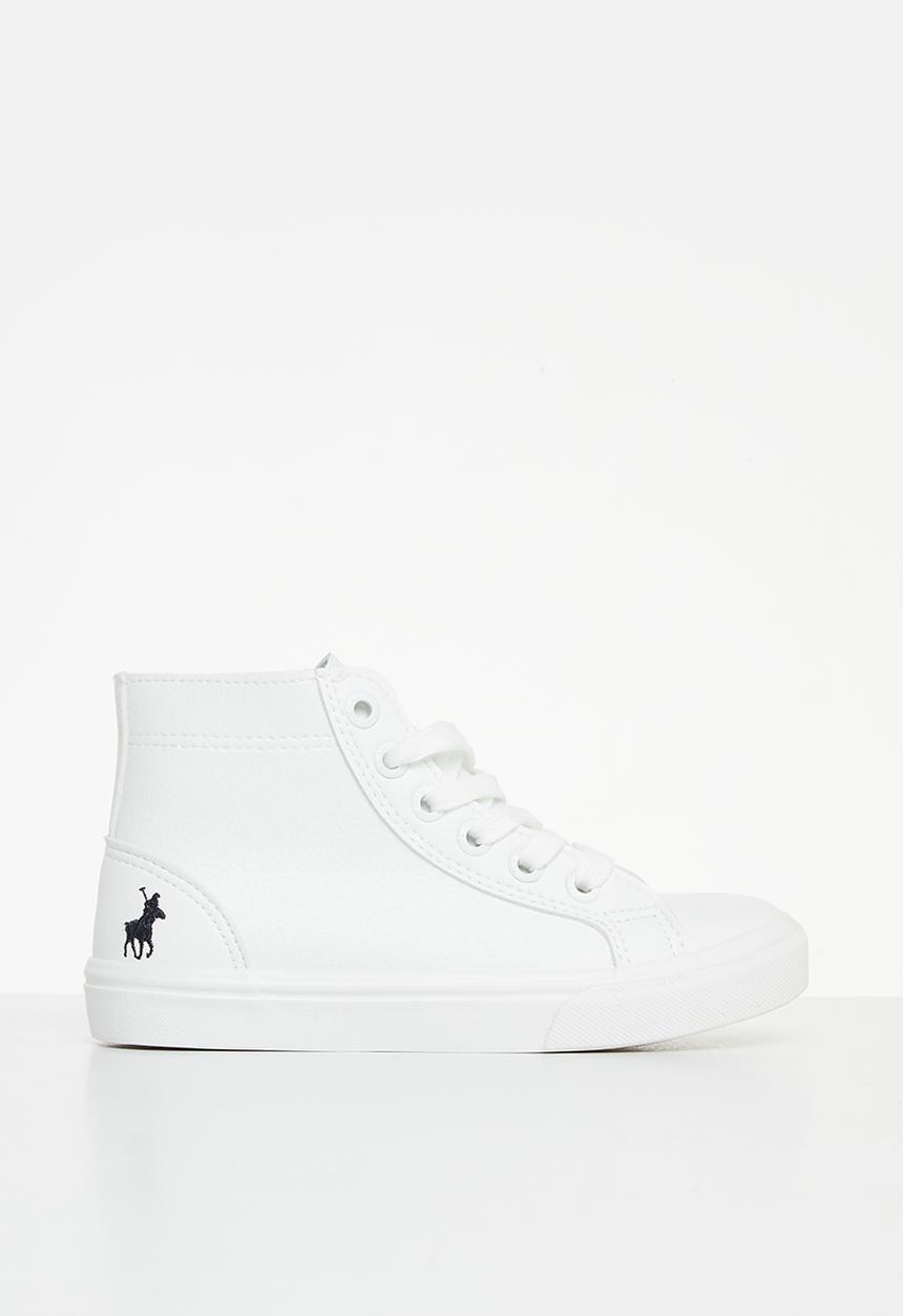 POLO - Kids classic high top sneaker - white