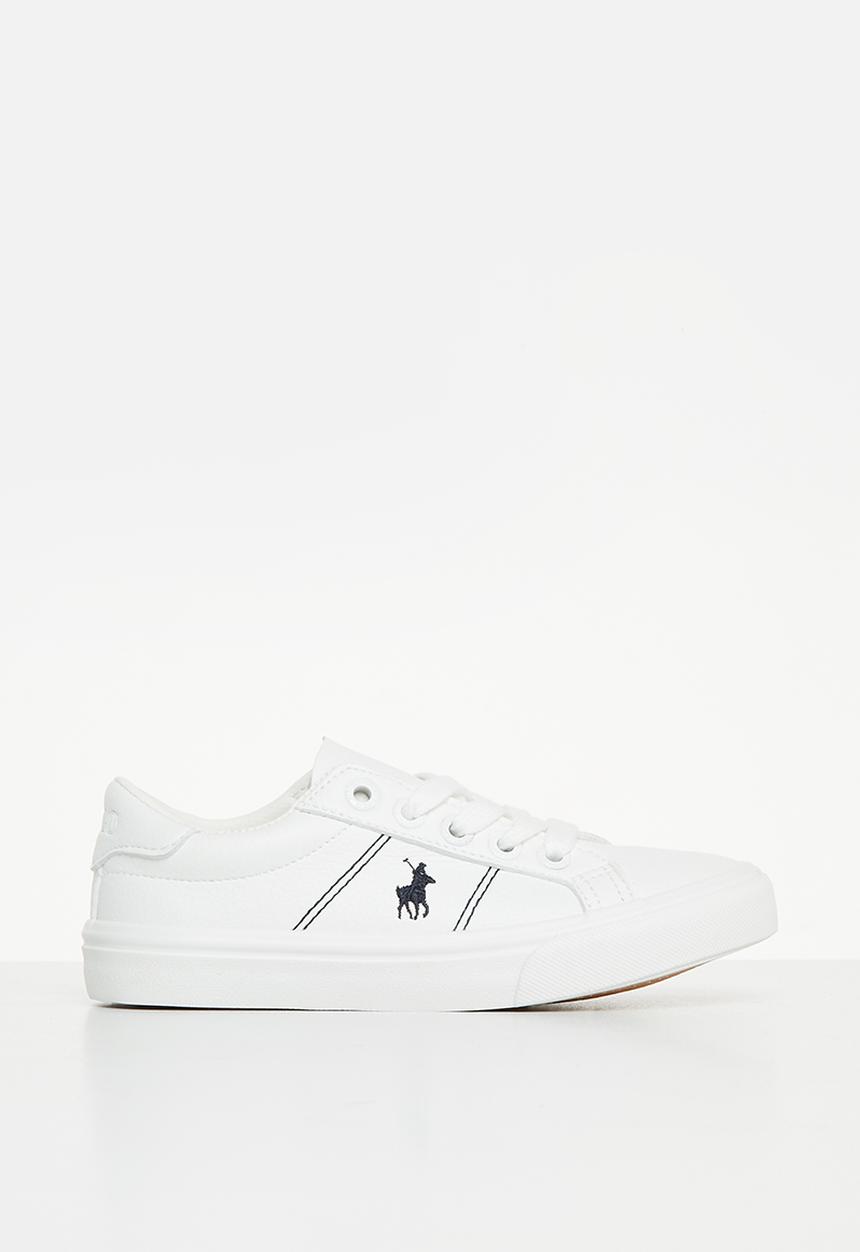 POLO - Kids classic leather sneaker - white