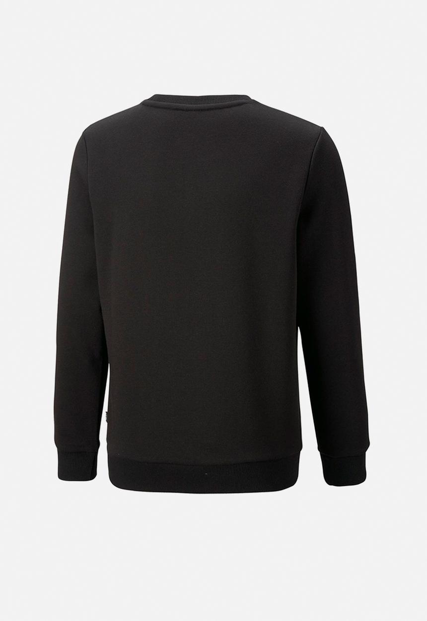 PUMA - Ess+ 2 col big logo crew  fl b - puma black-warm earth
