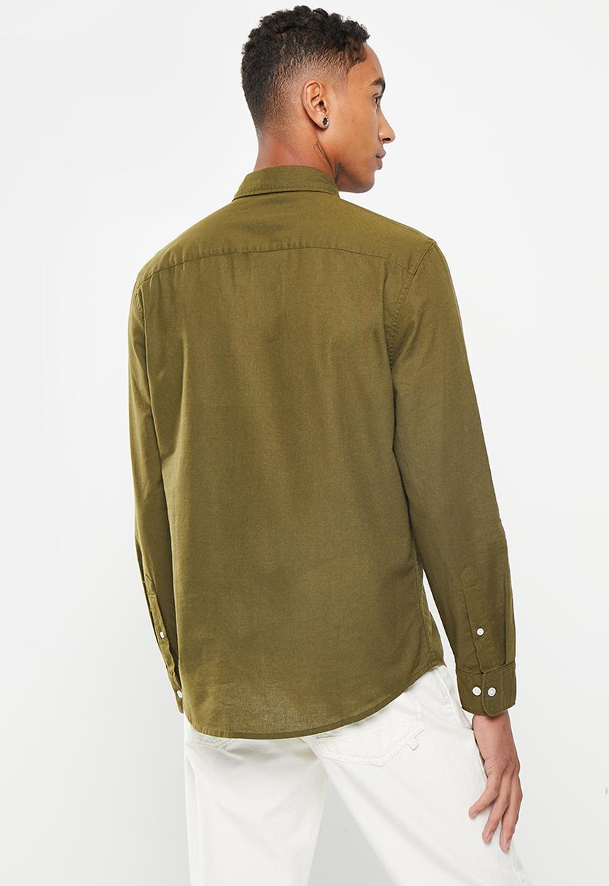 Levi’s® - Long sleeve 1 pocket shirt - dark olive 