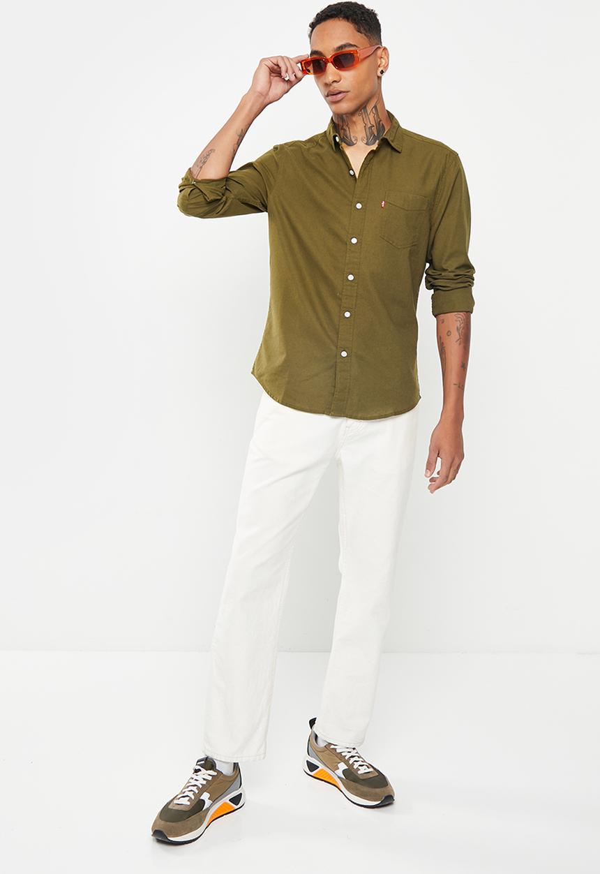 Levi’s® - Long sleeve 1 pocket shirt - dark olive 