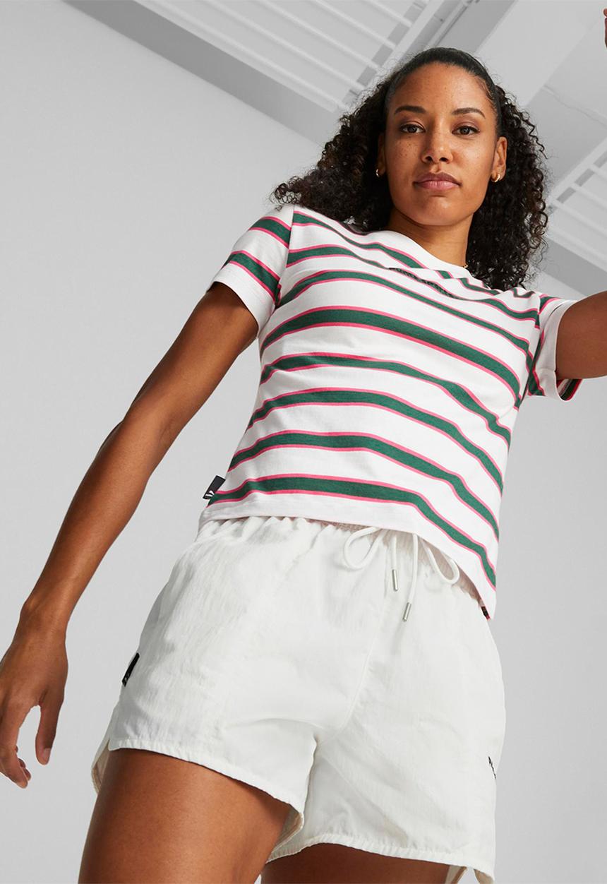PUMA - Puma team tee - puma white/aop
