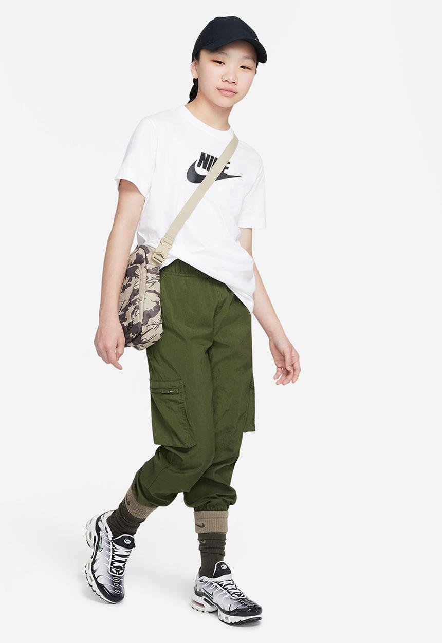 Nike - G nsw tee futura short sleeve boy - white & black